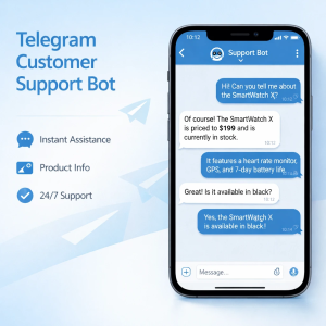 اشتراک  ربات پاسخگوی مشتریان در تلگرام
